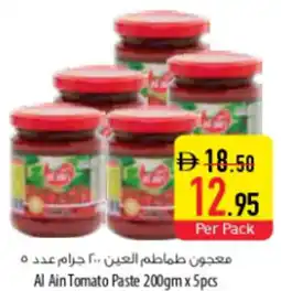 Safeer Market Al Ain Tomato Paste offer