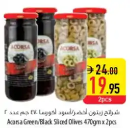 Safeer Market Acorsa Green / Black Sliced Olives offer