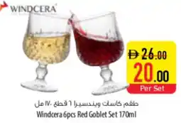 Safeer Market Windcera Red Goblet Set offer