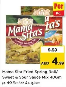 Nesto Mama Sita Fried Spring Roll/ Sweet & Sour Sauce Mix offer