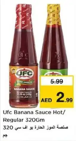 Nesto Ufc Banana Sauce Hot/ Regular offer