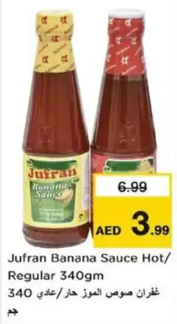Nesto Jufran Banana Sauce Hot/ Regular offer
