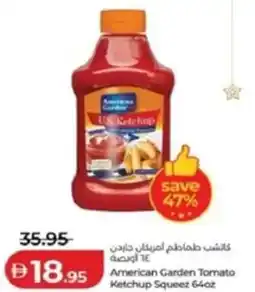 Lulu Hypermarket American Garden Tomato Ketchup Squeez offer