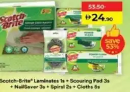 Lulu Hypermarket Scotch Brite Laminates offer