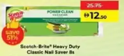 Lulu Hypermarket Scotch-Brite Heavy Duty Classic Nail Saver 8s offer
