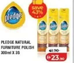 Lulu Hypermarket Pledge natural furniture polish offer