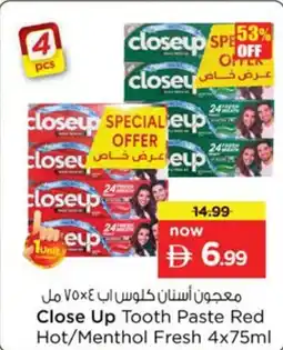 Nesto Close Up Tooth Paste Red Hot / Menthol Fresh offer