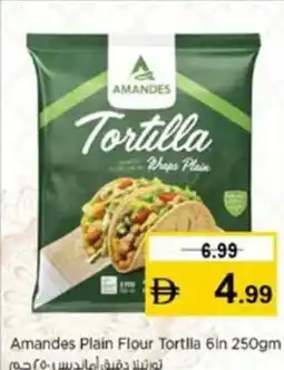 Nesto Amandes Plain Flour Tortila 6in offer