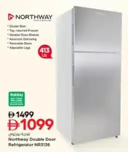 Nesto Northway Double Door Refrigerator NR3136 offer