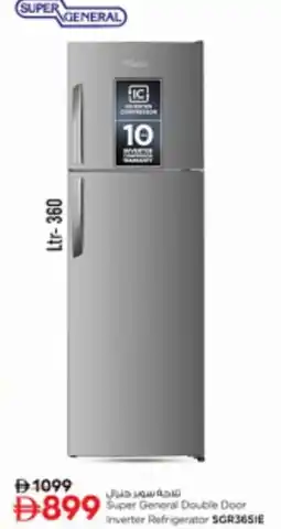 Nesto Super General Double Door Inverter Refrigerator SGR365IE offer