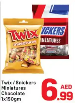 Day To Day Twix/Snickers Miniatures Chocolate offer