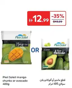 Carrefour Pleil Soleil mango chunks or avocado offer