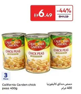 Carrefour California Garden chick peas offer