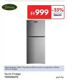 Carrefour Terim Fridge TERR580TS offer