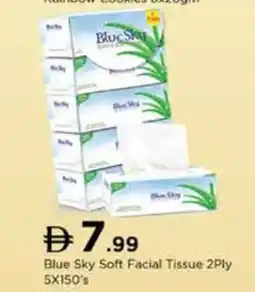 Nesto Blue Sky Soft Facial Tissue 2Ply 5X150's offer