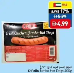 Viva D'Pollo Jumbo Hot Dogs offer