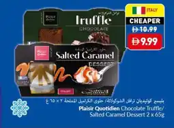 Viva Plaisir quotidien chocolate truffle salted caramel dessert offer
