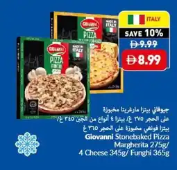 Viva Giovanni Stonebaked Pizza Margherita 4 Cheese Funghi offer