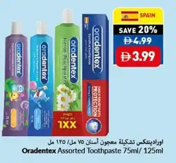 Viva Oradentex toothpaste offer