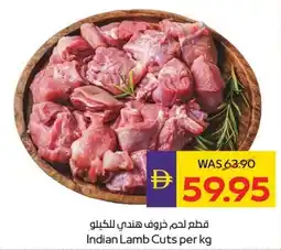 Abu Dhabi Coop Indian Lamb Cuts offer