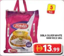 Grand Hyper Market Sibla silver white raw rice offer