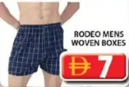 Grand Hyper Market Rodeo mens woven boxes offer