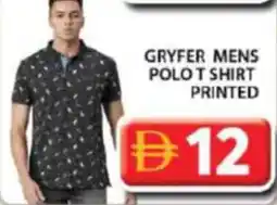 Grand Hyper Market Gryfer mens polo t shirt printed offer