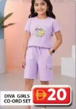 Grand Hyper Market Diva girls co-ord set offer