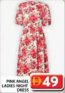 Grand Hyper Market Pink angel ladies night dress offer