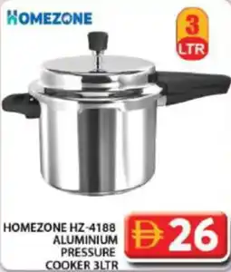 Grand Hyper Market Homezone HZ-4188 aluminium pressure cooker offer