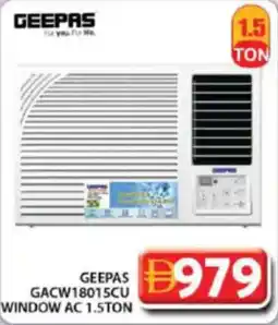 Grand Hyper Market Geepas GACW18015CU window ac 1.5ton offer