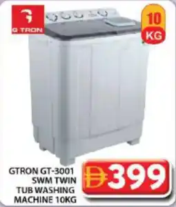 Grand Hyper Market Gtron GT-3001 swm twin tub washing machine offer