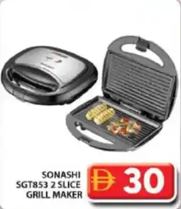 Grand Hyper Market Sonashi SGT853 2 slice grill maker offer