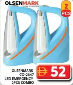 Grand Hyper Market Olsenmark CO-2647 led emergency 2pcs combo offer