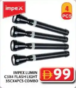 Grand Hyper Market Impex lumin c3x4 flash light combo offer