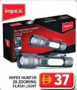 Grand Hyper Market Impex hunter z8 zooming flash light offer