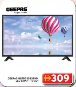 Grand Hyper Market Geepas GLED3202SEHD led smart tv 32" offer