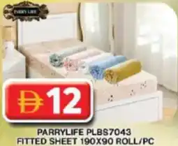 Grand Hyper Market Parrylife PLBS7043 fitted sheet roll/pc offer