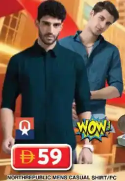 Grand Hyper Market Northrepublic mens casual shirt offer