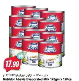 Almaya supermarket Nutridor Abevia Evaporated Milk offer