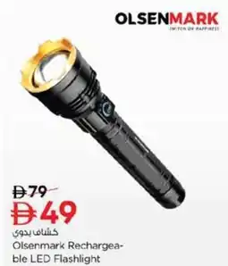 Nesto Olsenmark Rechargeable LED Flashlight offer