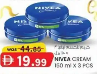 KM Trading Nivea cream offer