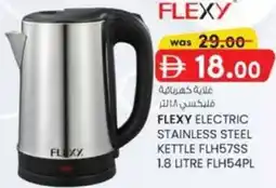 KM Trading Flexy electric stainless steel kettle FLH57SS FLH54PL offer