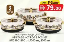 KM Trading Heritage hot pot 3 pcs set offer
