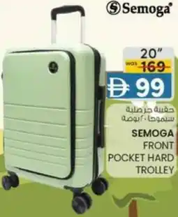 KM Trading Semoga front pocket hard trolley offer