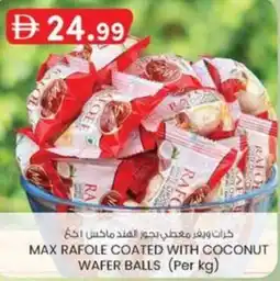 KM Trading Max rafole coated with coconut wafer balls offer