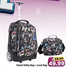 Al Madina School Trolley Bag + Lunch Bag offer