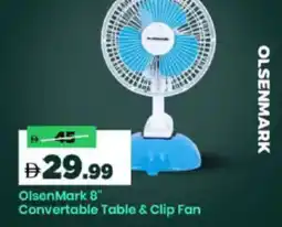 Mark & Save OlsenMark 8" Convertable Table & Clip Fan offer