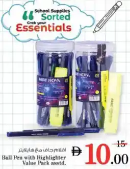 Nesto Ball pen with highlighter value pack asstd. offer