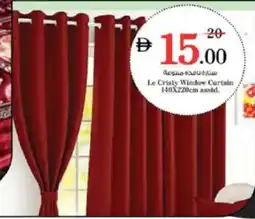 Nesto Le cristy window curtain asstd. offer